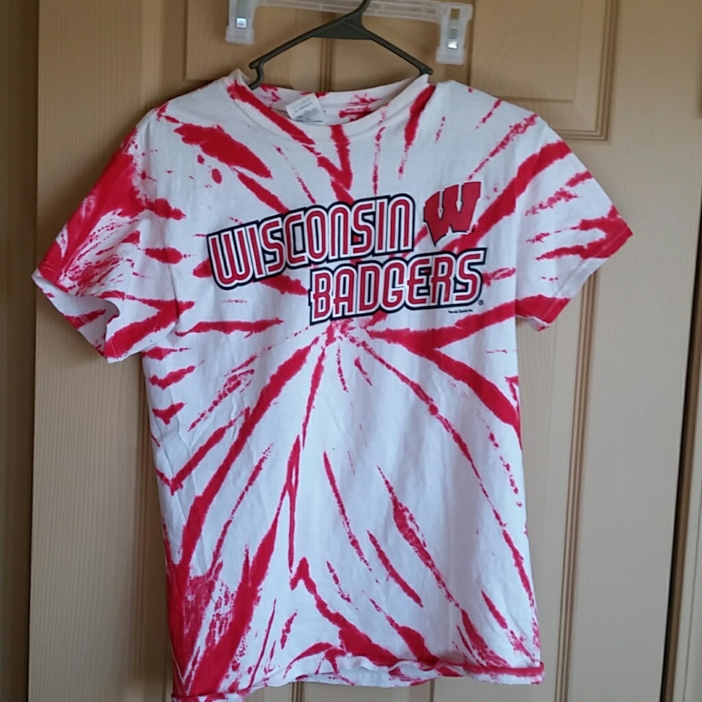Badgers tie dye shirt